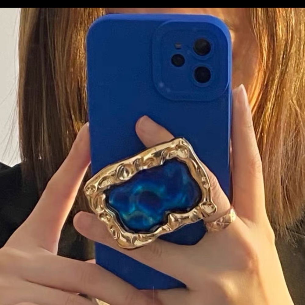 New Blue IPHONE 12 PROMAX Soft Case